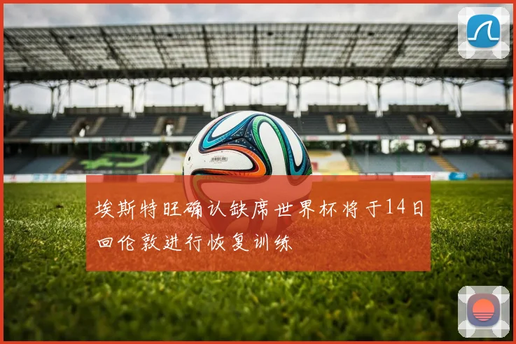 埃斯特旺确认缺席世界杯将于14日回伦敦进行恢复训练